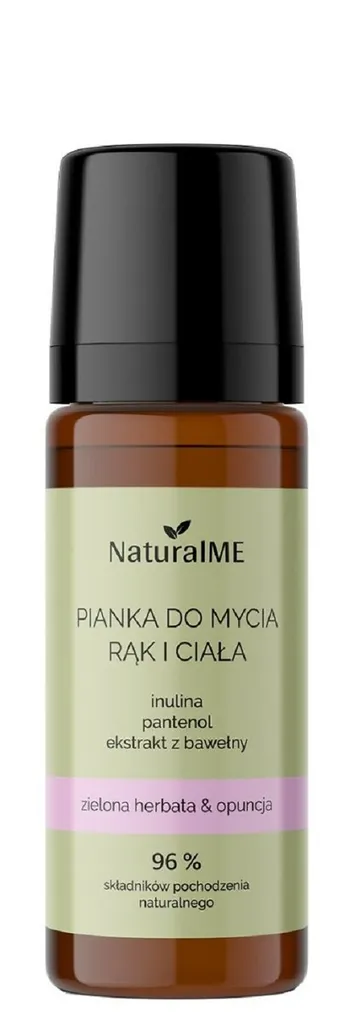 NaturalME Pianka do mycia rąk i ciała `Zielona Herbata i Opuncja `