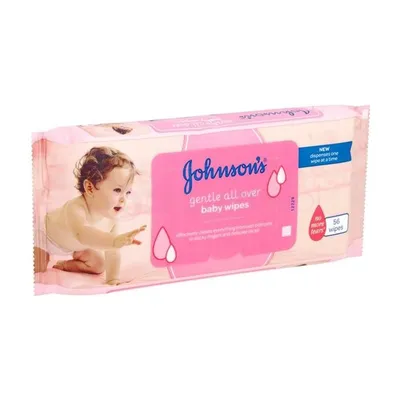 Johnson's Baby Gentle All Over Baby Wipes (Łagodne chusteczki do calego ciała dla dziecka)