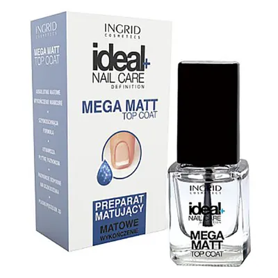 Ingrid Cosmetics Ideal Nail Care Definition, Mega Matt Top Coat (Top matujący do paznokci)