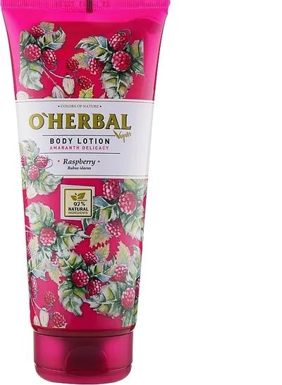O'Herbal Amaranth Delicacy, Body Lotion Raspberry (Balsam do ciała `Malina`)