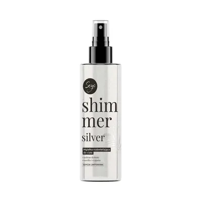 Seyo Shimmer Silver, Mgiełka rozświetlająca do ciała