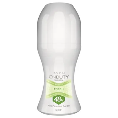 Avon On Duty Women, 48h Fresh Anti- Perspirant Roll- On (Dezodorant antyperspiracyjny w kulce dla niej `Pełnia świeżości`)