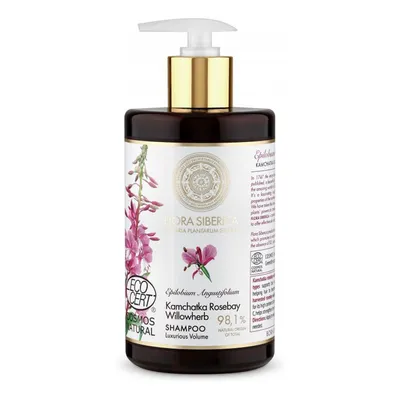 Natura Siberica Flora Siberica, Kamchatka Rosebay, Luxurious Volume Shampoo (Naturalny szampon zwiększający objętość włosów)