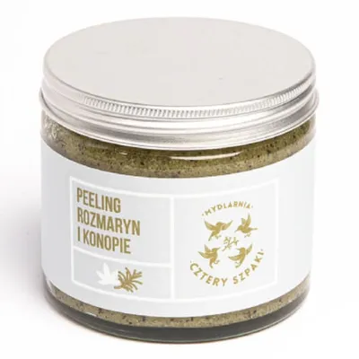 Mydlarnia Cztery Szpaki Peeling `Rozmaryn i konopie`