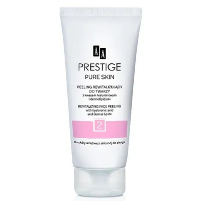 AA Prestige, Pure Skin, Peeling rewitalizujący do twarzy z kwasem hialuronowym i dermolipidami
