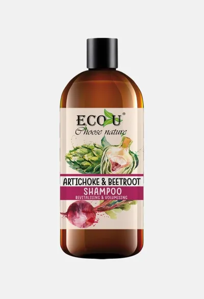Eco U Choose Nature, Głęboko oczyszczający i kondycjonujący szampon z ekstraktami z buraka i karczocha