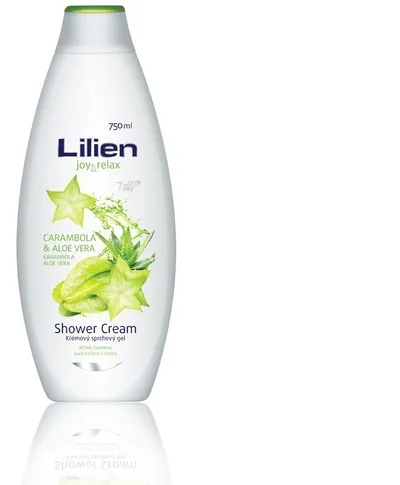 Lilien Joy Relax, Carambola & Aloe Vera Shower Cream (Kremowy żel pod prysznic `Karambola & Aloes`)