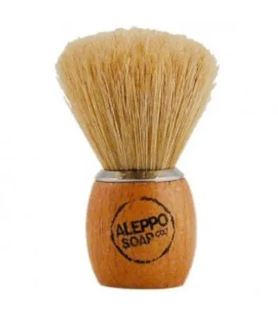 Aleppo Soap Co. Pędzel do golenia z naturalnym włosiem ze szczeciny
