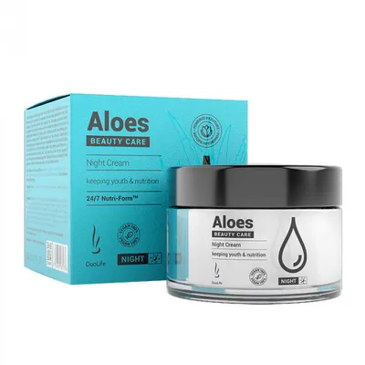 DuoLife Beauty Care, Aloes  Night Cream (Krem na noc `Aloes`)