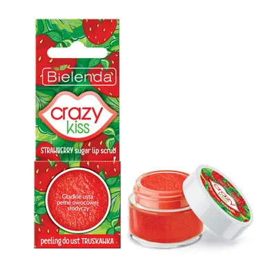 Bielenda Crazy Kiss, Sugar Lip Scrub (Peeling do ust (różne rodzaje))