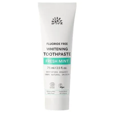 Urtekram Fresh Mint Whitening o Fluoride Toothpaste (Wybielająca pasta do zębów bez fluoru)