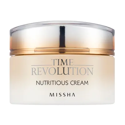 Missha Time Revolution, Nutritious Cream (Nawilżający krem do twarzy)