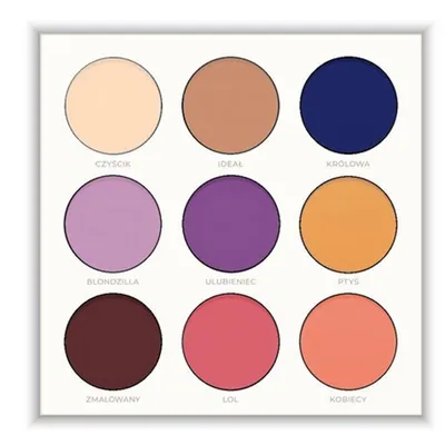 Glam Shop Zmalowana x Glamshop, Paleta matowych cieni do oczu `Ulubieńcy`