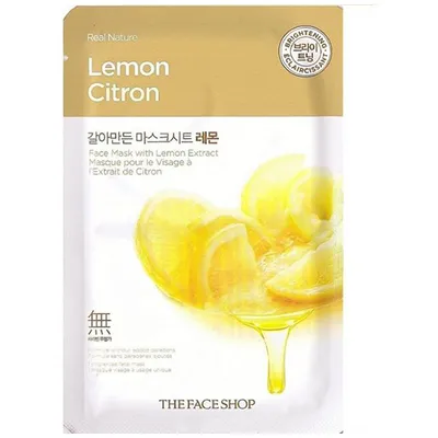 The Face Shop Real Nature, Face Mask Lemon