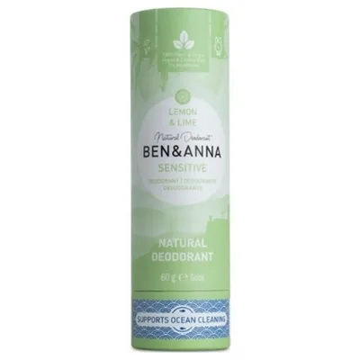 Ben&Anna Sensitive Natural Deodorant Lemon & Lime (Naturalny dezodorant bez sody)