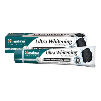 Himalaya Herbals Ultra Whitening Herbal Toothpaste (Czarna pasta wybielająca z węglem aktywnym)