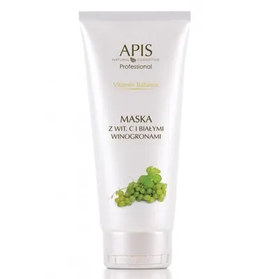 Apis Professional Line, Vitamin Balance, Maska kremowa z witaminą C i białymi winogronami