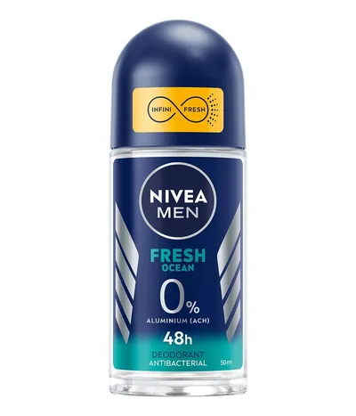 Nivea Men, Fresh Ocean, Deodorant Roll-On (Męski dezodorant w kulce)