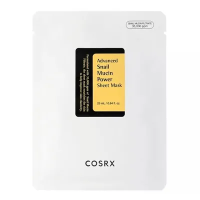 Cosrx Advanced Snail Mucin Power Essence Sheet Mask (Maska w płachcie ze śluzem ślimaka)