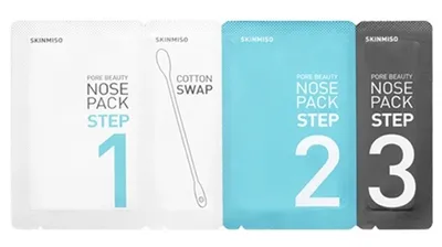 Skinmiso Pore Beauty Nose Pack 10 Weeks (Oczyszczające plastry na nos)