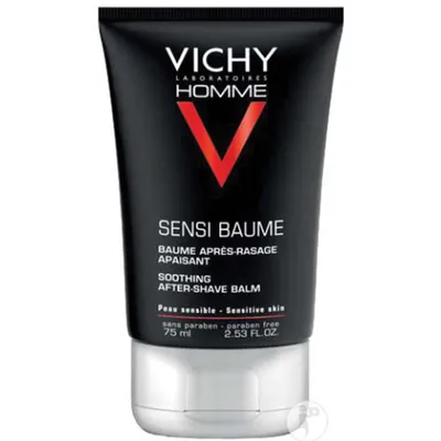 Vichy Homme, Sensi Baume Mineral Ca, Baume Apres Rasage Apaisant (Kojący balsam po goleniu do skóry wrażliwej)