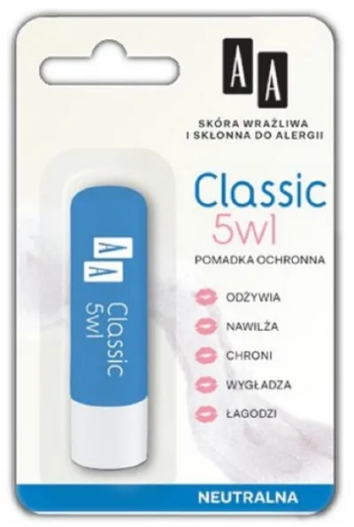 AA Lipcare, Pomadka ochronna `Classic  5 w 1`