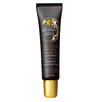 Avon Planet Spa, Luxury Spa, Reviving Eye Smoother [Luxuriously Refining Eye Gel Mask] (Rewitalizująco-wygładzający żel do pielęgnacji okolic oczu z czarnym kawiorem)