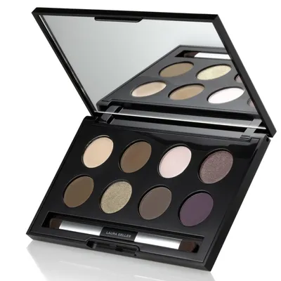 Laura Geller Creme Glaze Deluxe, Baked Eyeshadow Palette (Paleta 8 cieni do powiek)
