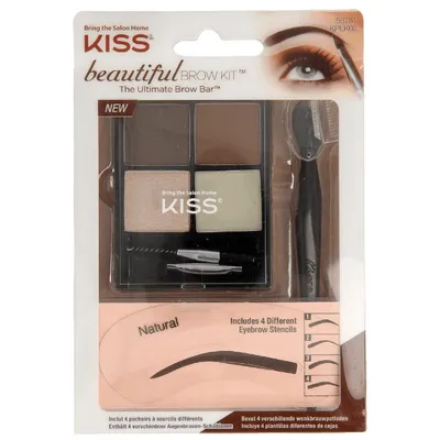 Kiss Beautiful Brow Kit (Zestaw do stylizacji brwi)