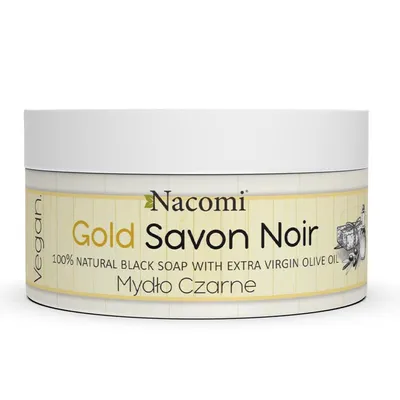 Nacomi Gold Savon Noir (Złote czarne mydło z oliwą z oliwek)