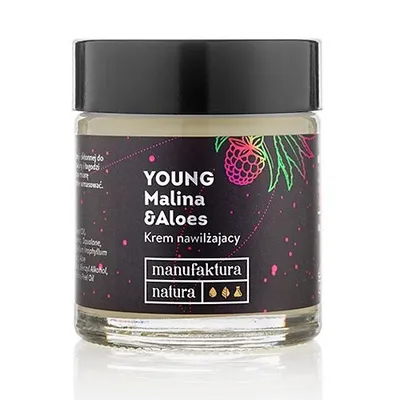 Manufaktura Natura Young, Krem nawilżający `Malina & Aloes`