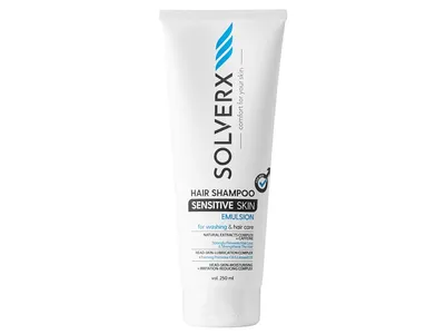 Solverx Sensitive Skin Men, Szampon do mycia głowy i włosów do skóry wrażliwej dla mężczyzn