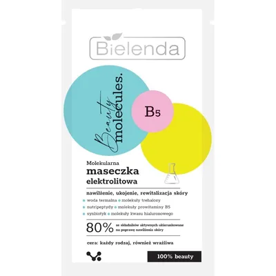 Bielenda Beauty Molecules, B5, Molekularna maseczka elektrolitowa