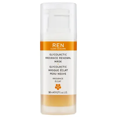 REN Glycolactic Radiance Renewal Mask (Maseczka złuszczająca z kwasami AHA)