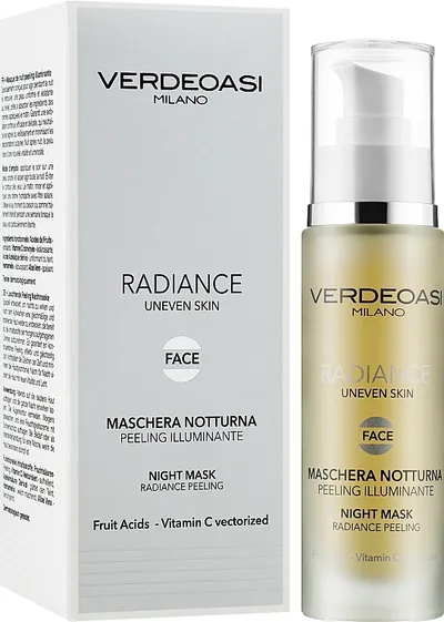 Verdeoasi Radiance Night Mask Peeling (Rozświetlająca maska do twarzy na noc)