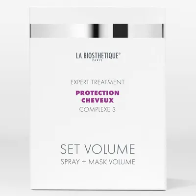 La Biosthetique Set Volume Expert Treatment Protection Cheveux Complexe 3 Spray + Mask (2-fazowa pielęgnacja odbudowująca spray + maska)