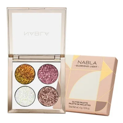 Nabla Glorious Light Glitter Palette (Paleta cieni do powiek)