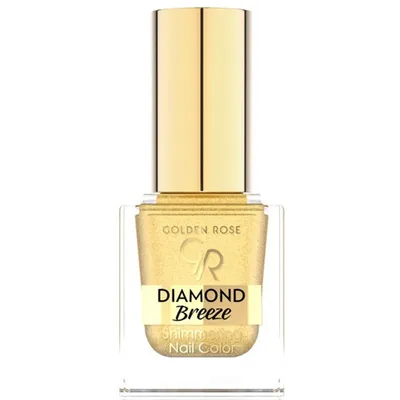 Golden Rose Diamond Breeze, Shimmering Nail Color (Brokatowy lakier do paznokci)
