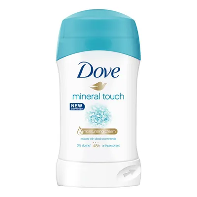 Dove Natural Touch [Mineral Touch], Dead Sea Minerals Anti-perspirant 48H (Antyperspirant w sztyfcie  z minerałami z Morza Martwego)