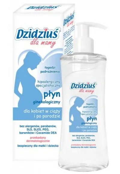 Dzidziuś Dla mamy, Hipoalergiczny płyn ginekologiczny dla kobiet w ciąży i po porodzie