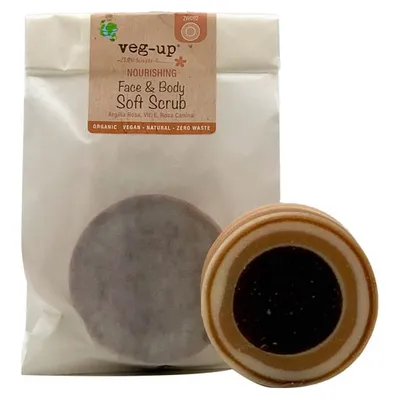 Veg-up Nourishing Face & Body Scrub (Odżywczy peeling w kostce)