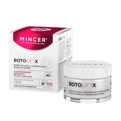 Mincer Pharma BotoLiftX 40+, Nawilżająco-ujędrniający krem na dzień No, 701