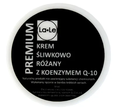 La-Le Premium, Krem śliwkowo - różany do twarzy z koenzymem Q10
