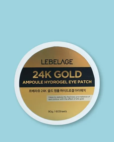 Lebelage 24K Gold Ampoule Eye Patch (Hydrożelowe płatki pod oczy)