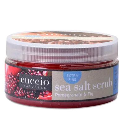 Cuccio Naturale Sea Salt Scrub Pomegranate & Fig (Peeling z solą morską, granatem i figą)