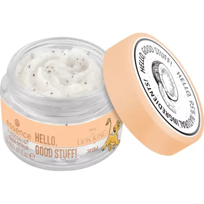 Essence Hello, Good Stuff!, Disney The Lion King Coconut Face Scrub (Kokosowy peeling do twarzy)