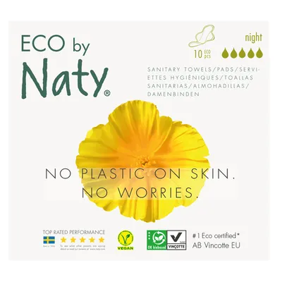 ECO by Naty Thin Pads Night Super Plus (Eko podpaski)