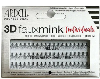 Ardell Lashes 3D Faux Mink Individuals, Sztuczne rzęsy w kępkach ( różne rodzaje)