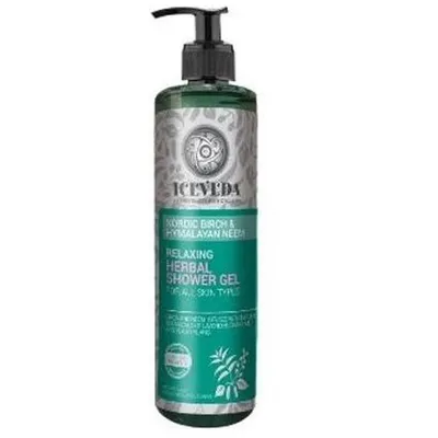 Iceveda Birch & Neem, Relaxing Herbal Shower Gel (Odprężający żel pod prysznic)