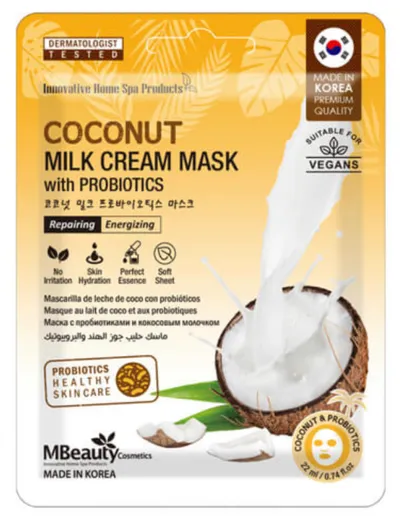 MBeauty Coconout Milk Cream Mask with Probiotics (Kokosowa maska do twarzy)